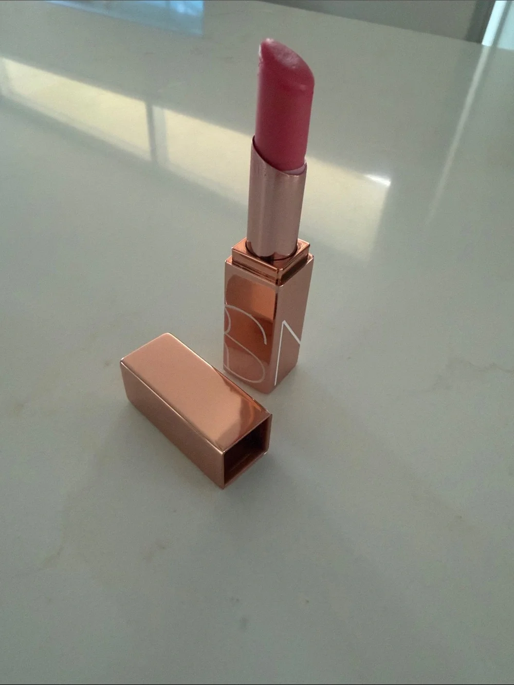 NARS orgasm Lipstick in Rose Gold Case